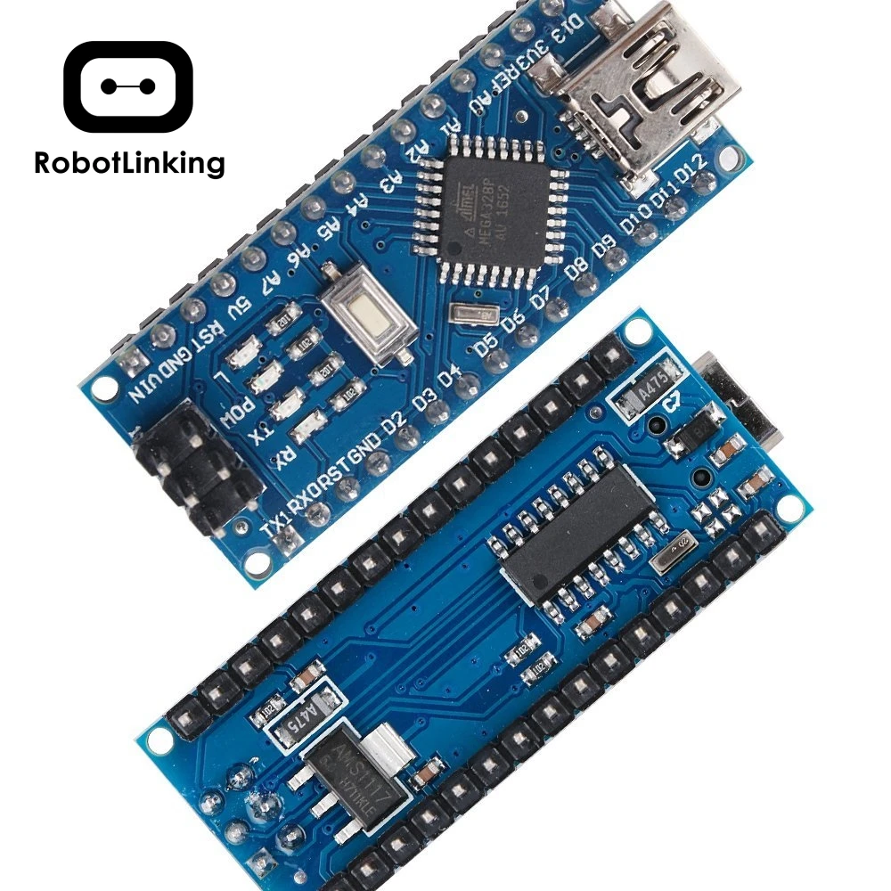 Плата микроконтроллера для Arduino Nano V3.0 плата ATmega328P 5 в 16 м с USB кабелем (Nano x +