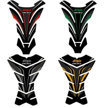 

3D Motorcycle Tank Pad Protector Sticker Fish Bone Decal for Kawasaki ninja 300 ninja300
