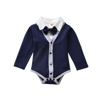 

2020 Winter Baby Girl Boy Romper Long Sleeve Warm Cute Gentle Design Outfits Set