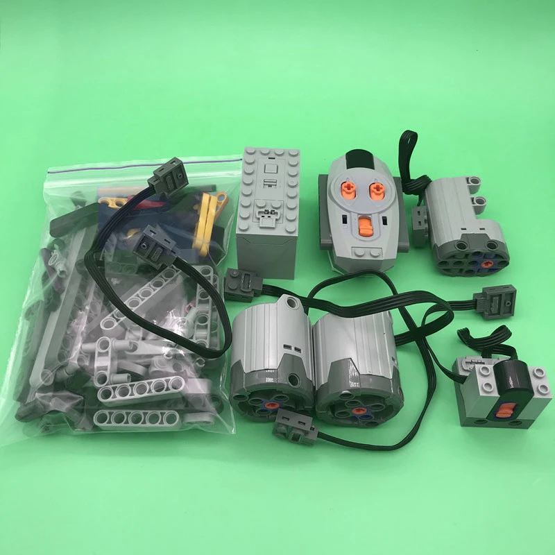 Имеются на складе! Technic серия блок питания батареи Подлинная техника двигатель