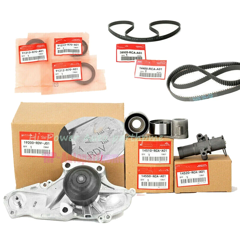 OEM 14400-RCA-A01/19200-RDV-J01/91213-R70-A02 комплект ремней iming+ водяной насос для Honda Odyssey Pilot Accord Aacura MDX RL