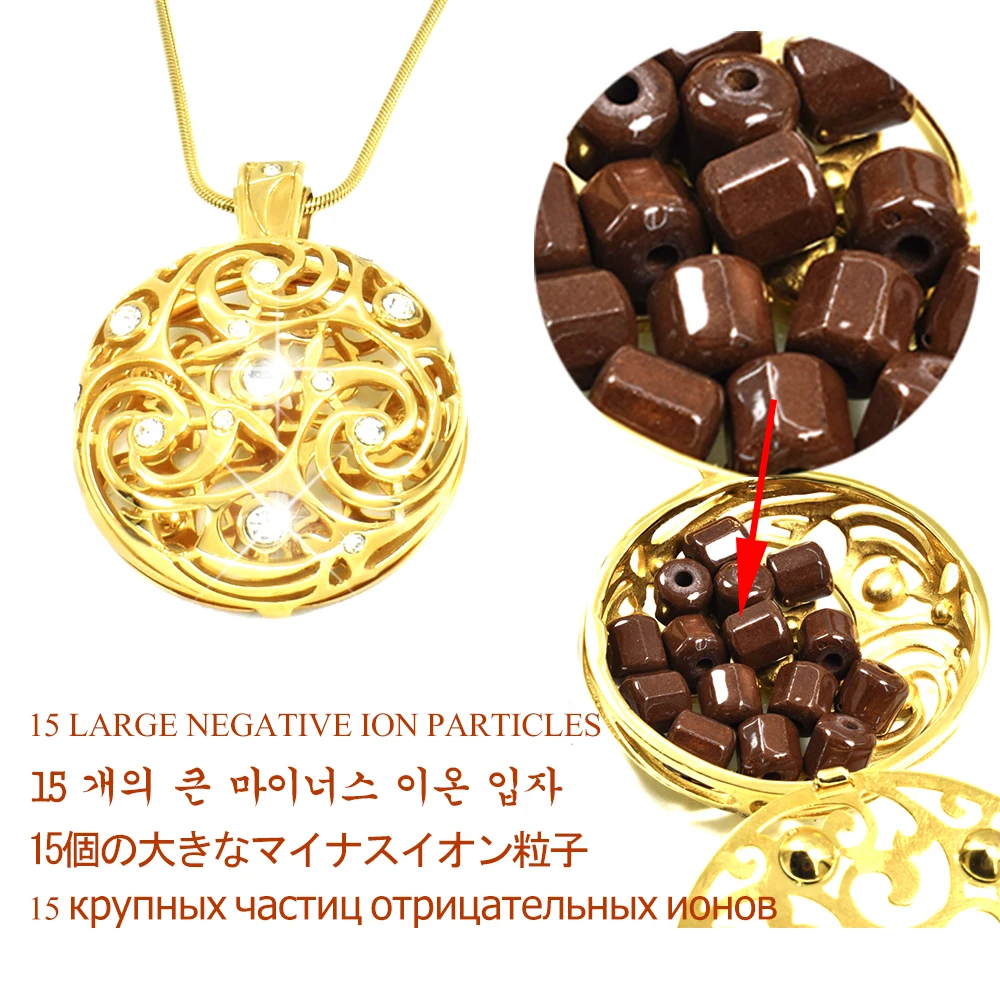 Новинка Модный кулон из нержавеющей стали полые Ювелирные изделия циркона с