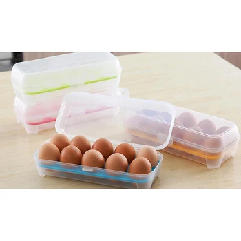 

Portable Outdoor Picnic Egg Storage Box Refrigerator Plastic Transparent Eggs Holders New HOT
