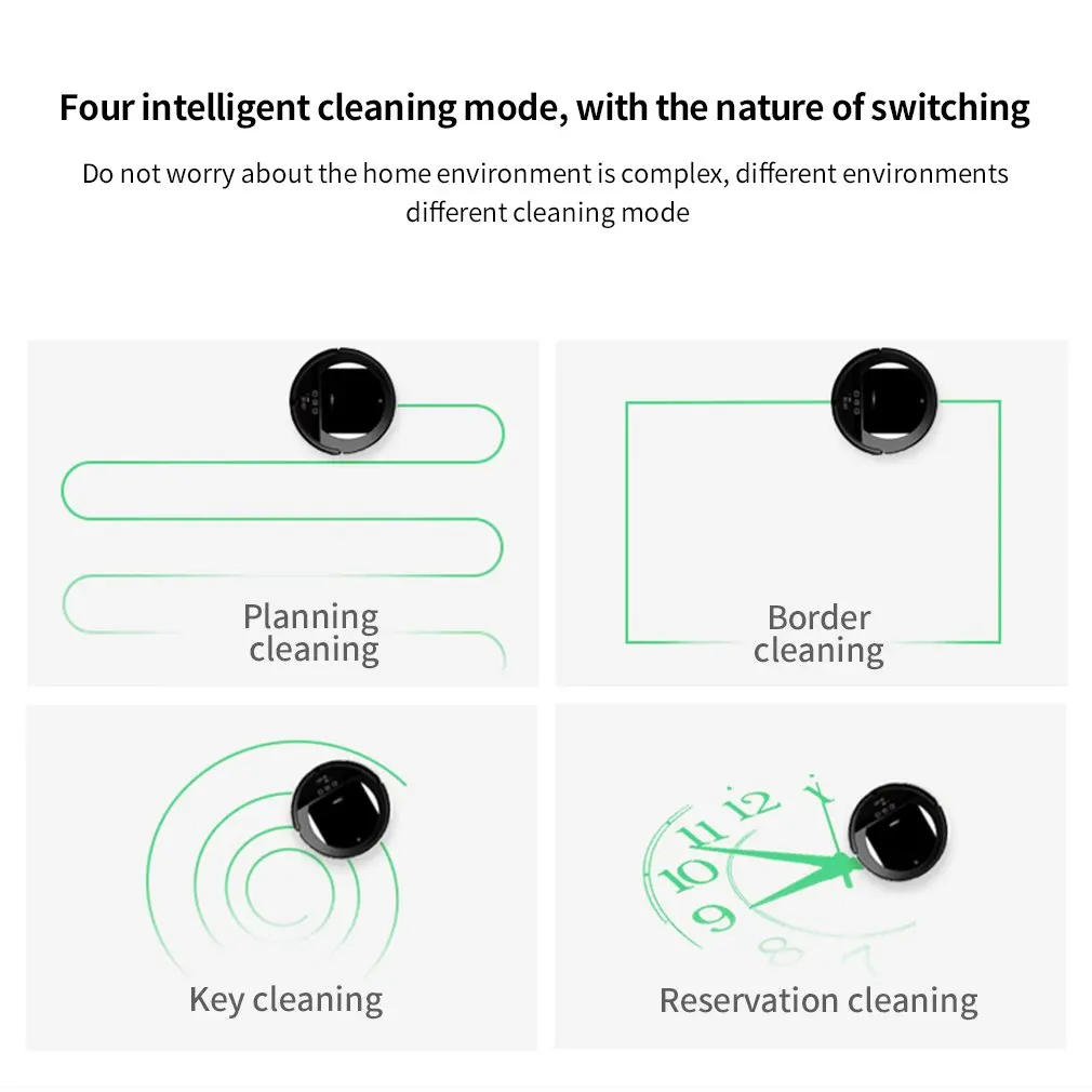  SDG Intelligent Robot Vacuum Cleaner for Fuzzy & Spot & Edge Cleaning Support Auto Cleaning & Moppi