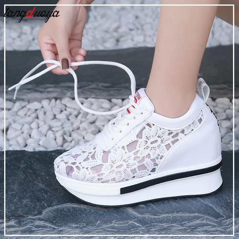 Women's shoes women sneakers women shoes platform sneakers casual shoes women wedges platform shoes mesh breathable basket femme