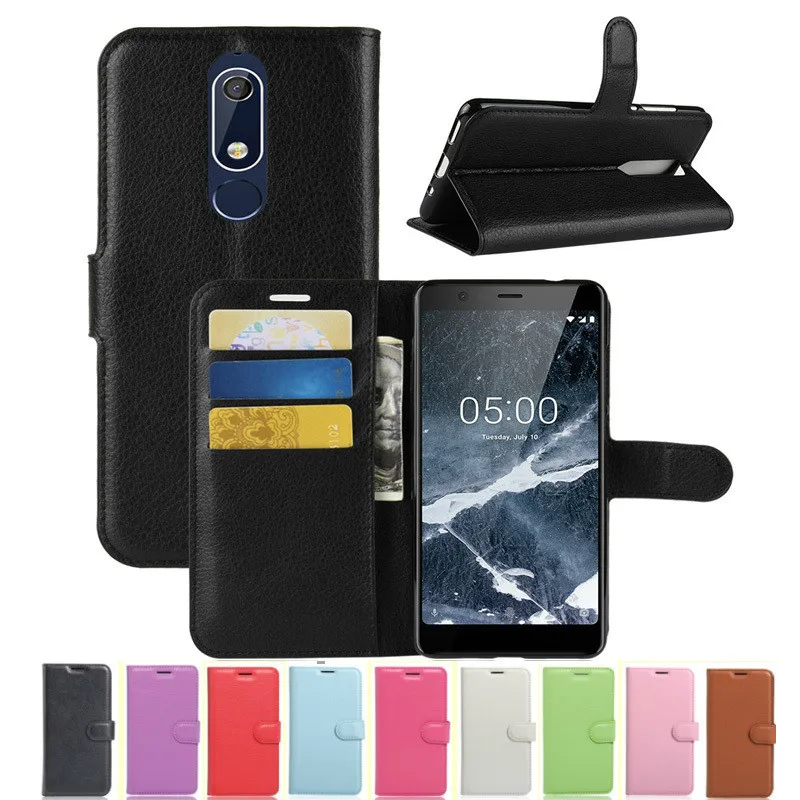 For Nokia 5.1 / 5.1 Plus Wallet Case Flip Leather Cover Luxury Mobile