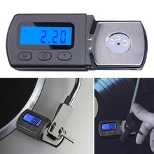 Профессиональная Точная портативная Ювелирная Виниловая пластинка ЖК-датчик баланса поворотный стол Калибровка Вес цифровой стилус сила весы