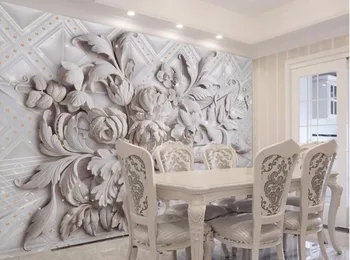 

CJSIR Customized Photo Wallpaper Murals Aesthetic European-style Embossed Bedroom Restaurant Background Papel De Parede