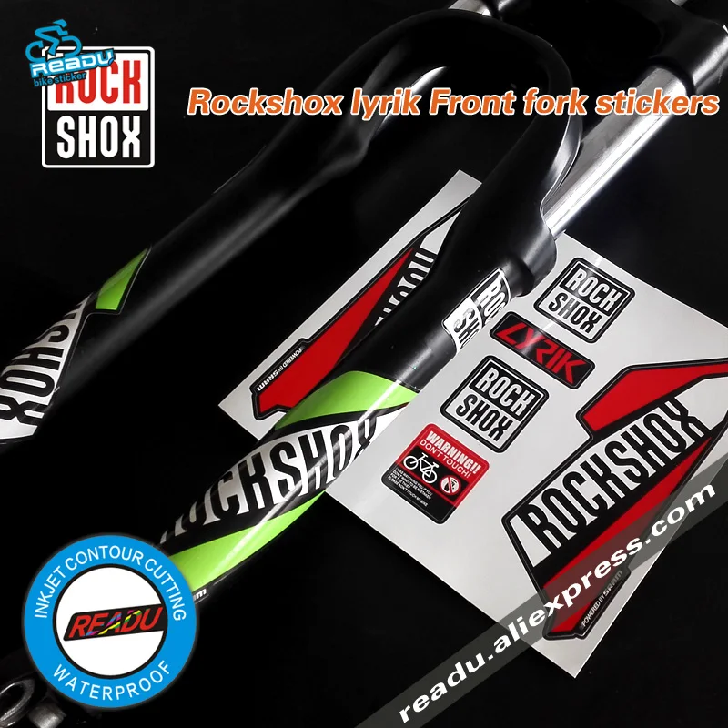 2016 Стиль rockshox Lyrik наклейки на переднюю вилку для горного велосипеда вилке|fork