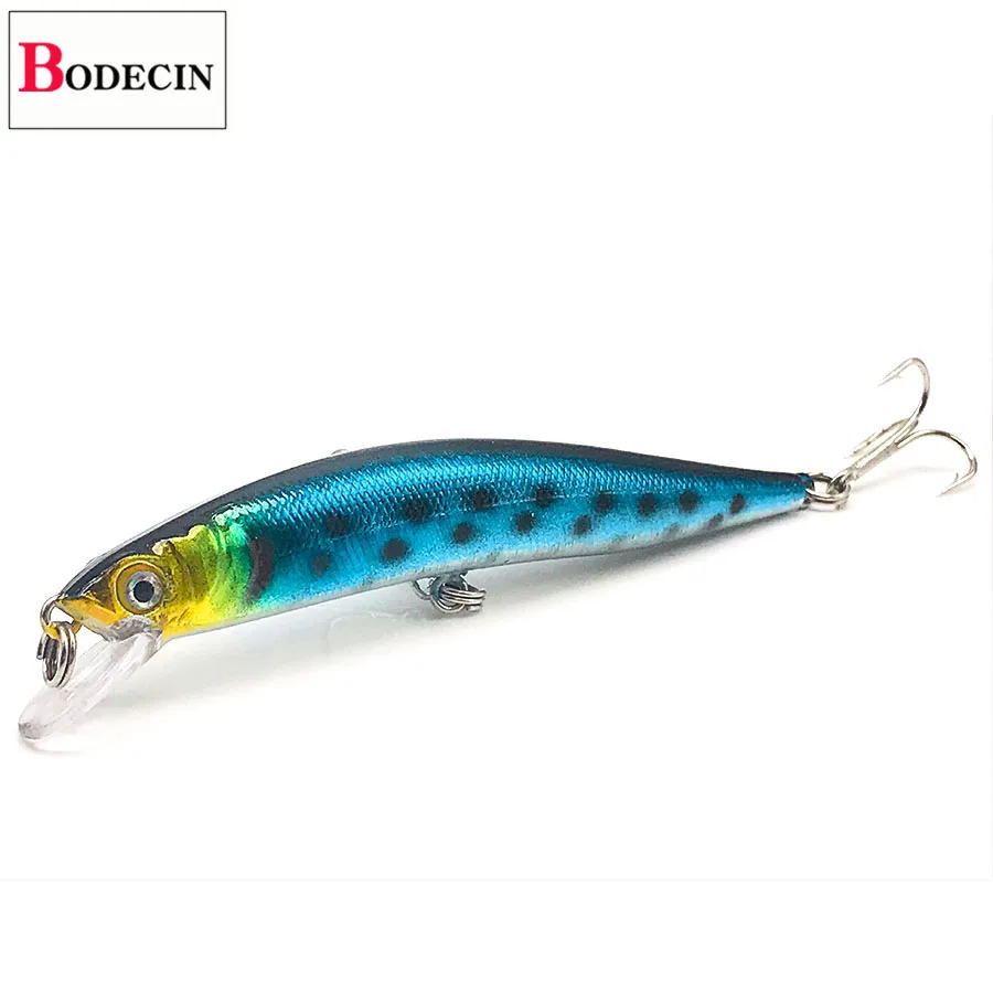 Рыболовная приманка форель BODECIN Minnow жесткая искусственная троллинг рыболовные
