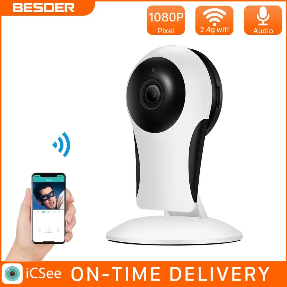 

BESDER HD 960P WiFi IP Camera Home Camera Indoor IP Security Surveillance System With Night Vision Cloud Storage SD Card Slot