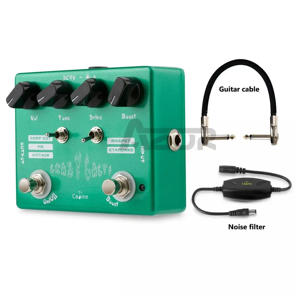 Caline CP-20 сумасшедшие кактусы педаль для гитарного эффекта овердрайв True Bypass дизайн эффектов педали+ CP-03 фильтр шума аксессуары для гитары