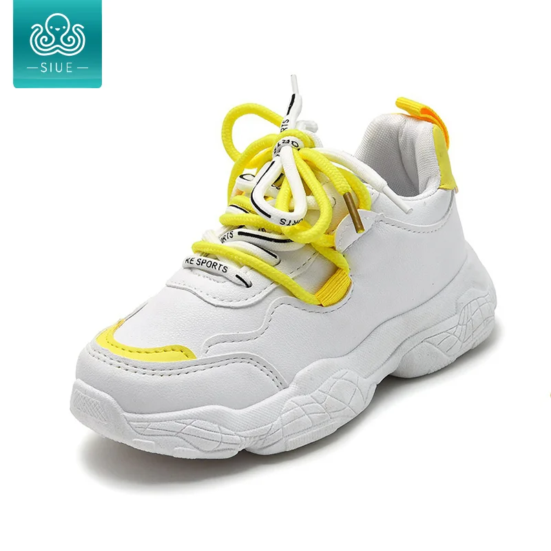 Boys' and girls' sneakers spring and summer 2020 new middle and large children's shoes girls' soft sole all-in-one children's te