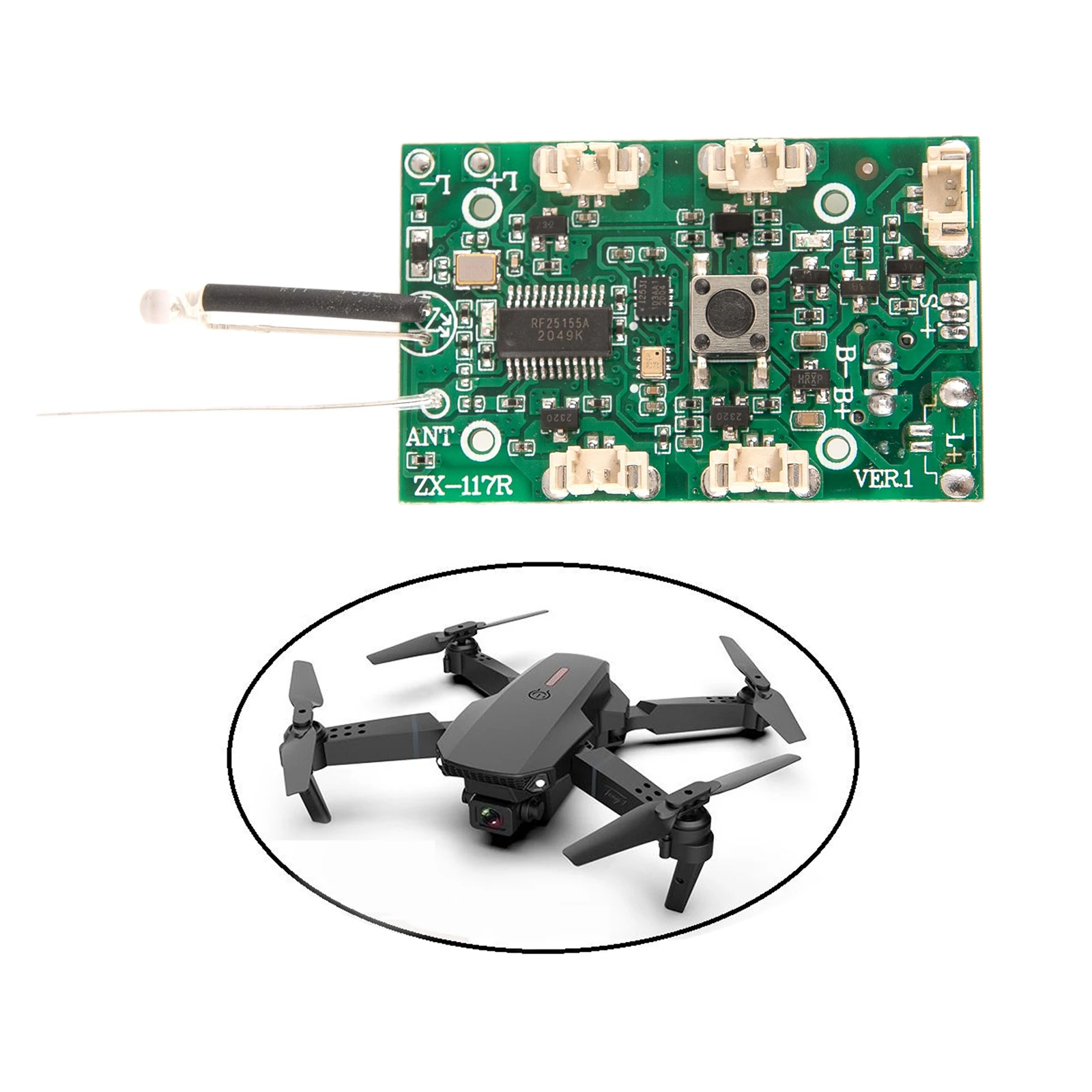 E88 Pro Drone Spare Parts Arm/ Motor/ Receiver Board / shell Cover