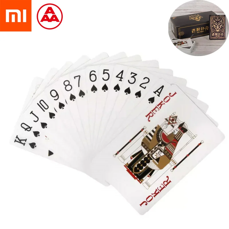 Xiaomi Mijia игральные карты покер настольные игры оборотень игральные карты водостойкие карты вечерние сборные игровые карты