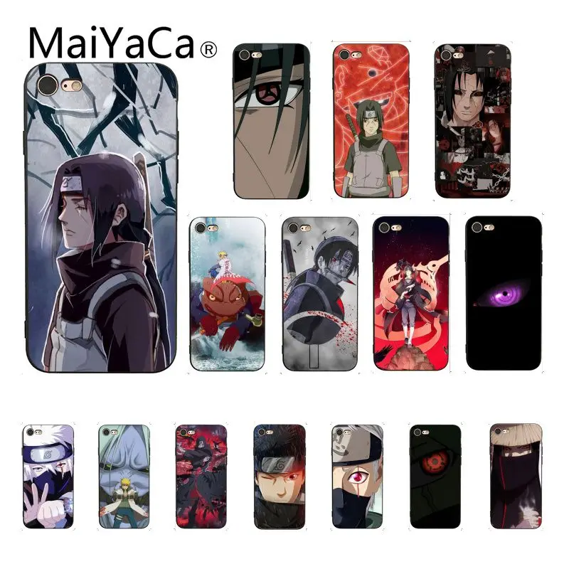Maiyaca Naruto Itachi новинка Fundas чехол для телефона iPhone 5 5Sx 6 7 7plus 8Plus X XS MAX XR 10