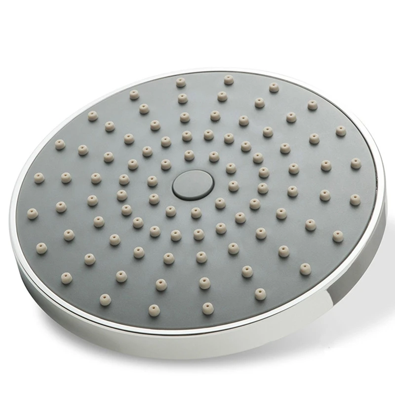 

High Pressure Water Saving 6" Shower Head Luxury Modern Chrome Easy Tool Free Installation Replacement