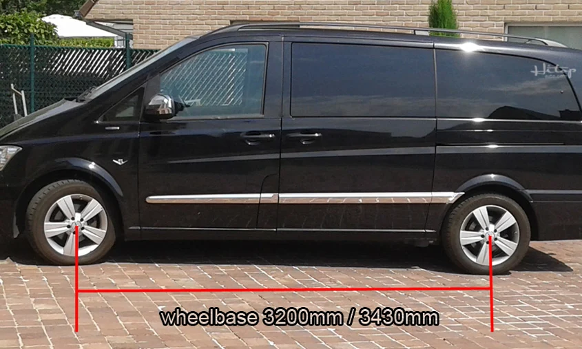 轴距 威霆、唯雅诺3200mm 3430mm