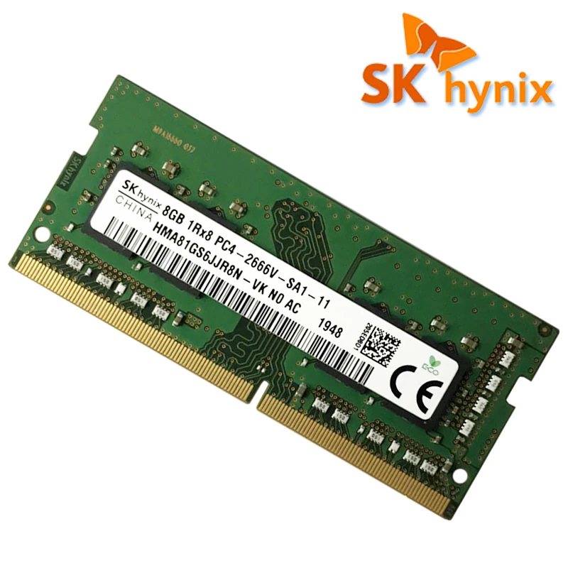 Оригинальная оперативная память SK HYNIX ddr4 8 Гб 2666 МГц ОЗУ DDR4 sodimm память для ноутбука поддержка памяти PC4 8 Гб 2666 в ОЗУ для ноутбука 4 ГБ 8 ГБ 16 ГБ 32 ГБ
