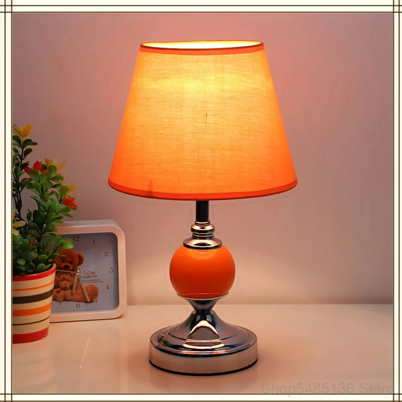 European Led Table Lamps for Living Room Bedroom Modern Colorful Desk Lamp Bedside Office Light