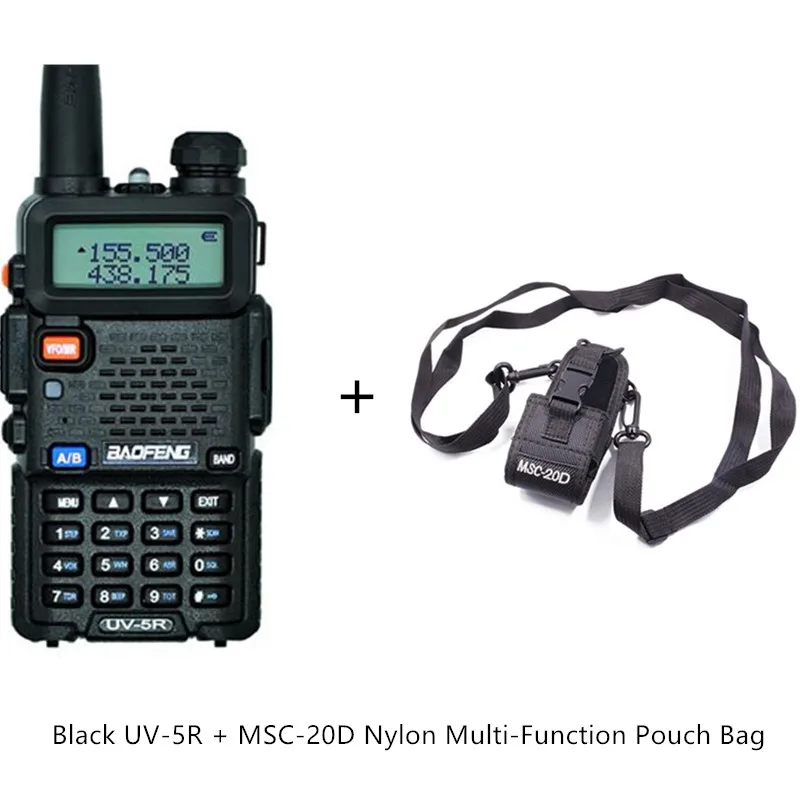 A Baofeng UV-5R портативная рация двухсторонняя коммуникационная приемопередатчик FM UV5r VHF UHF портативная рация для охоты CB Ham радиостанция - Цвет: A