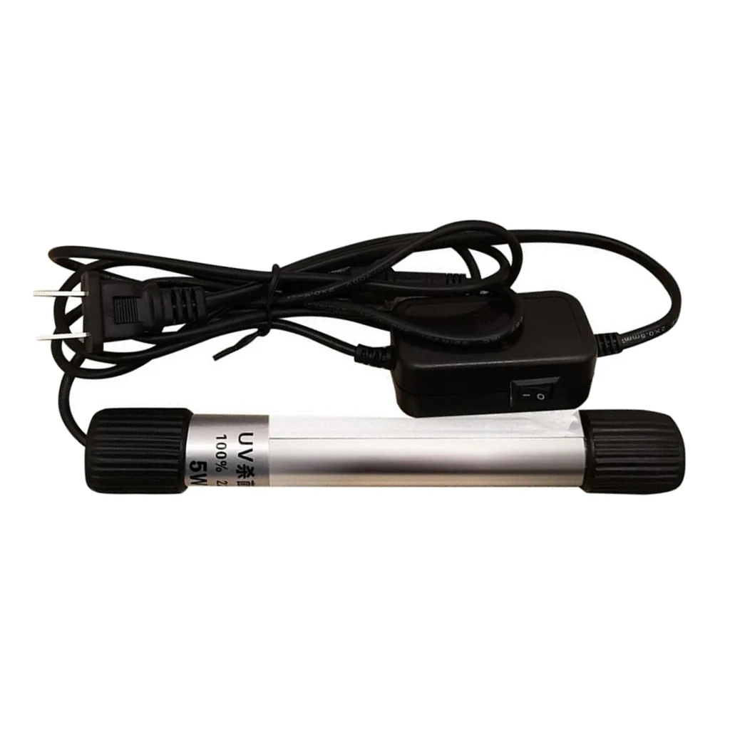 5W UVC Germicidal Sterilization CFL Ozone Lamp Bulb UV Led Sterilizer Ultraviolet Light CN Plug 220V for Phone Mask Cleaning