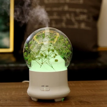 

Ultrasonic Aromatherapy Machine Household Equipment Aromatherapy Essential Oil Air Freshener with LED Light,EU Plug