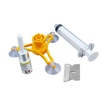 

New 1 Set Car Windshield Repair Tools With Vacuum Function For Auto Glass Windscreen Restore Polishing Instrument Repair Kits