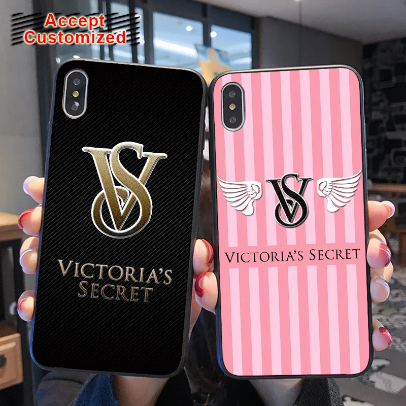 Розовый чехол для iPhone 11 Pro 10 X XS Max XR 5 5S SE 6 6S 7 8 Plus Victoria samsung Galaxy Note 8 9 10 S8 S9 S10 Plus Secret