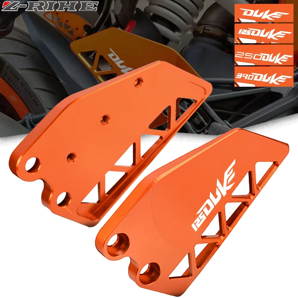 Для KTM DUKE 125 DUKE125 Мотоцикл с ЧПУ Передняя ножка Peg защита каблука защитная пленка крепление пятки Защита протектор