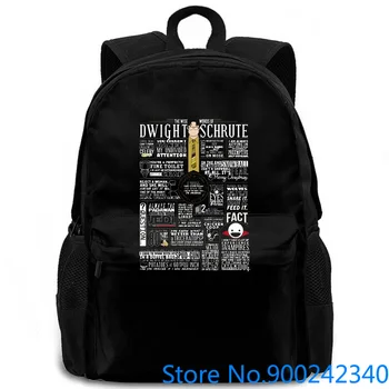 

The Wise Words of Dwight Schrute Leisure Custom The Office TV women men backpack laptop travel school adult student