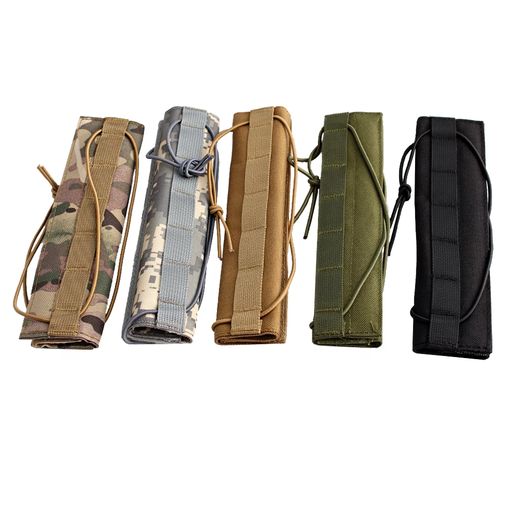 Bugleman 22cm 8.66" Nylon Suppressor Mirage Heat Cover Shield Sleeve Muffler Shooting Tactical Hunting Accessories | Спорт и