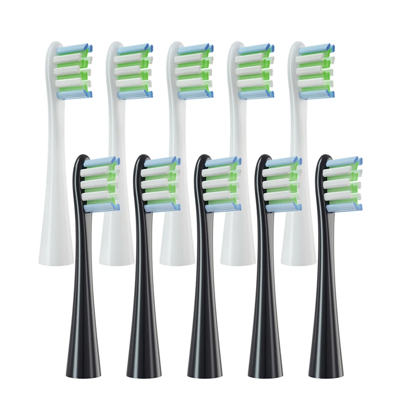 Remplacement 12 pièces/ensemble têtes de brosse à dents pour OCLEAN X/ZI/ONE/F1 buse de brosse à dents électrique têtes appropriées remplacer la tête de brosse intelligente