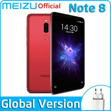 Meizu Note 8, 4 ГБ, 64 ГБ, глобальная версия, мобильный телефон Snapdragon 632, четыре ядра, Note8, смартфон, полностью металлический корпус, двойная камера заднего вида