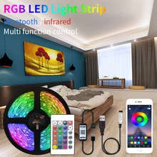 5m led luz de tira tv backlight usb 5050 2835 smd dc5v luces led lâmpada casa cozinha sala estar iluminação decorativa