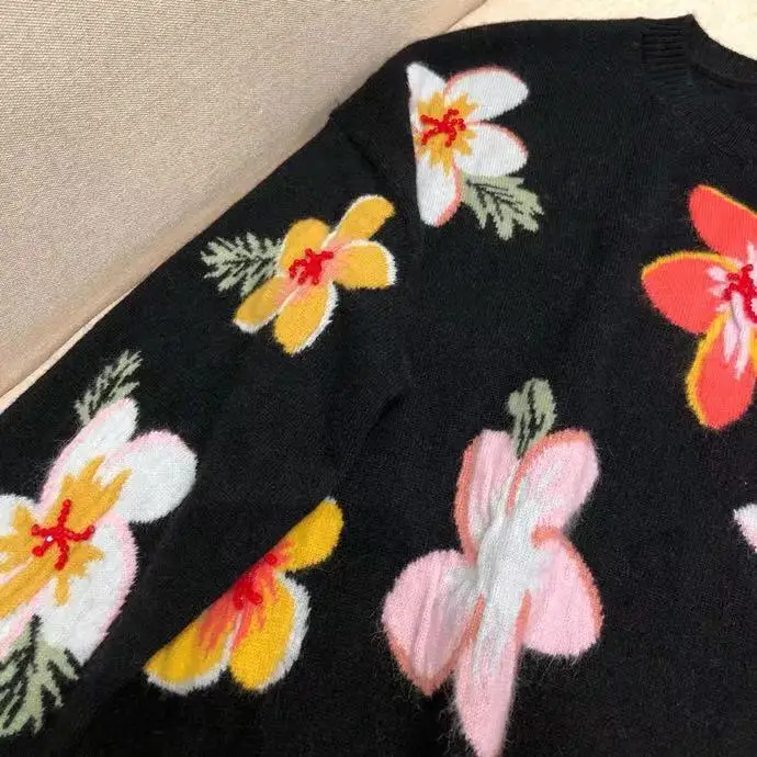 AH10649, модные женские свитера,, Подиумные, Роскошные, известный бренд, Европейский дизайн, вечерние, стильная женская одежда