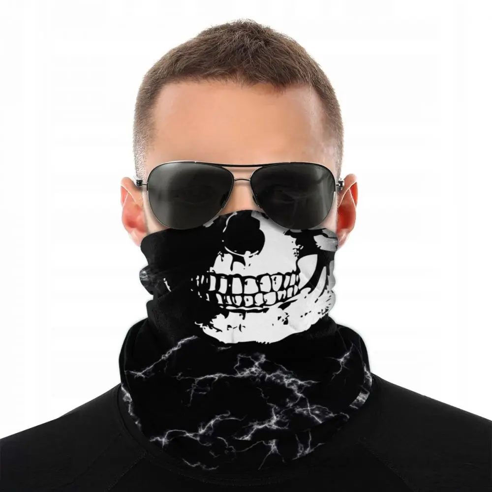 Head Face Neck Tube Magic Scarf Bandana Gaiter Halloween Bandeau Buff Skull Mask 