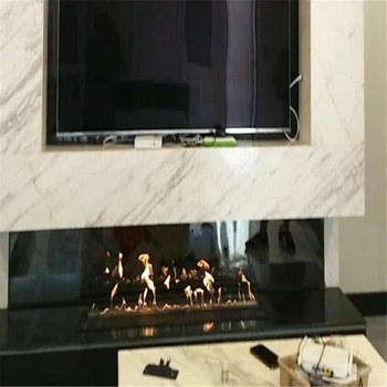 

18 inch intelligent electric bio ethanol alcohol fireplace chimney design