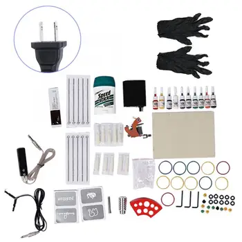 

Rotary Tattoo Kit Tattoo Set Professional Tattoo Tools Set Tattoo Machine Tattoo Power Supply Inks Pedal Handle Needles