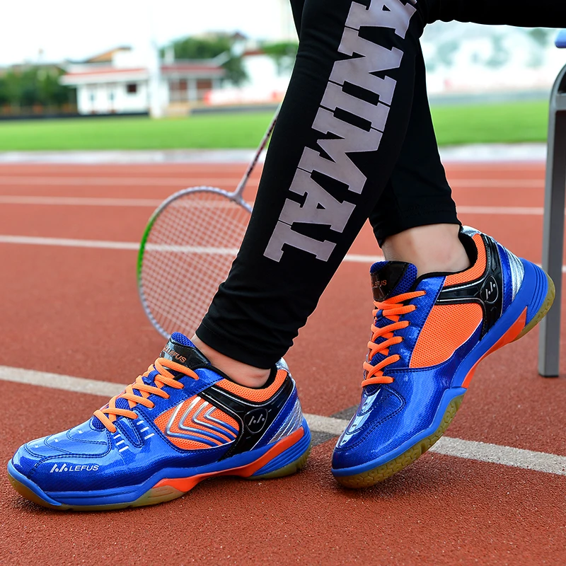 Couple Professional Badminton Shoes Boy Volleyball Sneakers Tennis Sports Fitness Shoes Exercise Non-slip Badminton Shoes