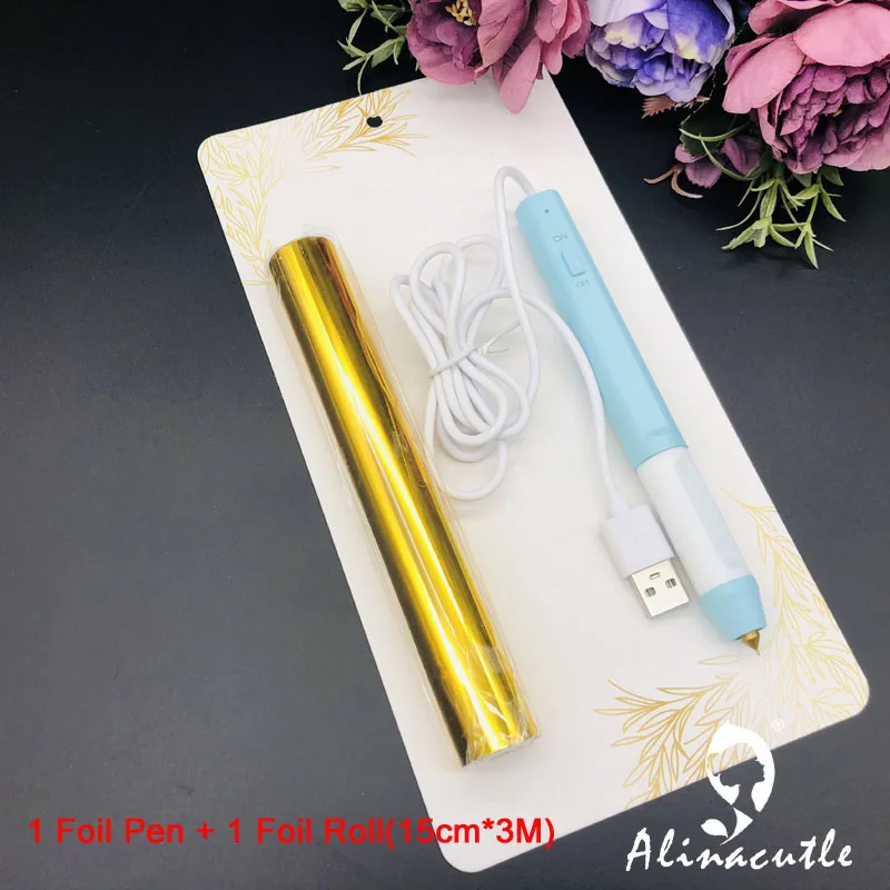 Heated Foil Quill Pen Heat Activate Foil Roll Tool Kit Apply to Cards  Scrapbook Layouts DIY Handmade Craft - AliExpress