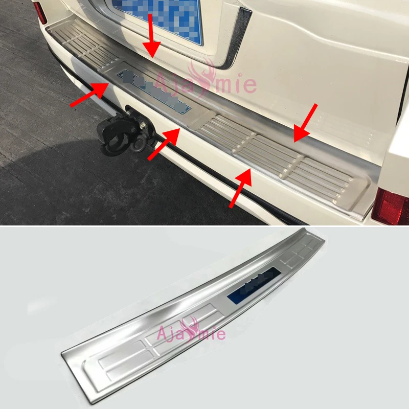 2008- задний багажник порога Внешний бампер из нержавеющей стали хромированный автомобиль-Стайлинг для Toyota LC Land Cruiser 200 аксессуары