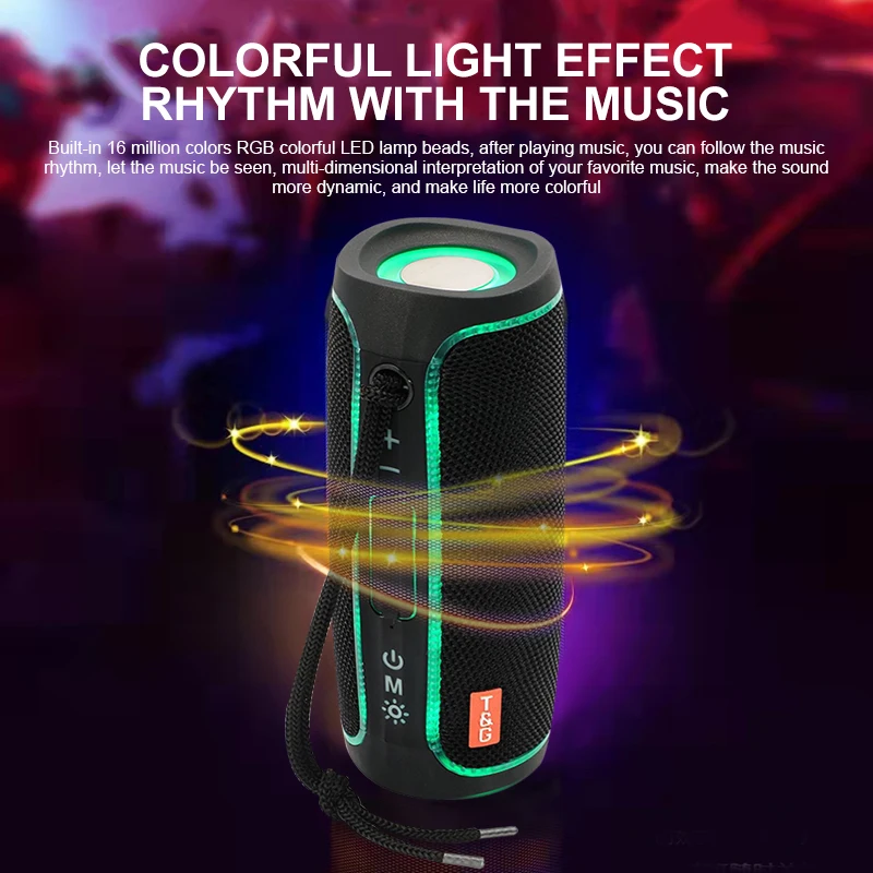 US $17.58 Wireless Bluetooth Speaker Waterproof Portable Column Super Bass Stereo Subwoofer Sound Box