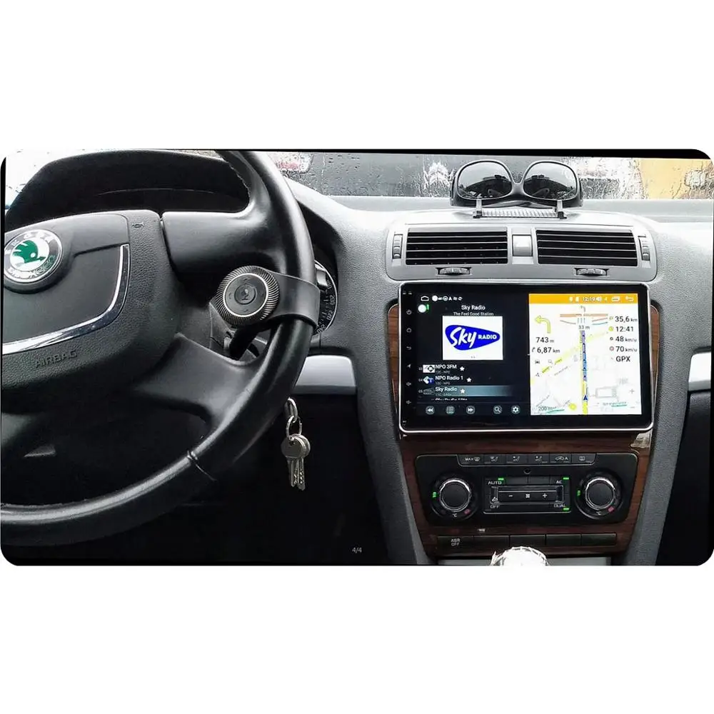 Sale 10.1" 2Din Android 8.1 Car Stereo Radio Audio Player Tape Recorder GPS Navi DSP SPDIF Subwoofer 4G SIM Card WIFI Zlink DVR OBD 1