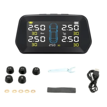 

2020 New Automobile Universal Large Screen External Tire Pressure Detector Digital Car Tyre Pressure Monitor LCD Display System
