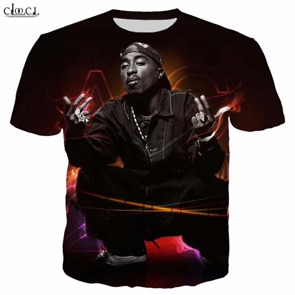 Рэппер 2pac Тупак футболка для мужчин и женщин 3D принт Амару Шакур футболки короткий рукав Повседневная Уличная одежда хип хоп Звезда Певица пуловеры - Цвет: T Shirt 6