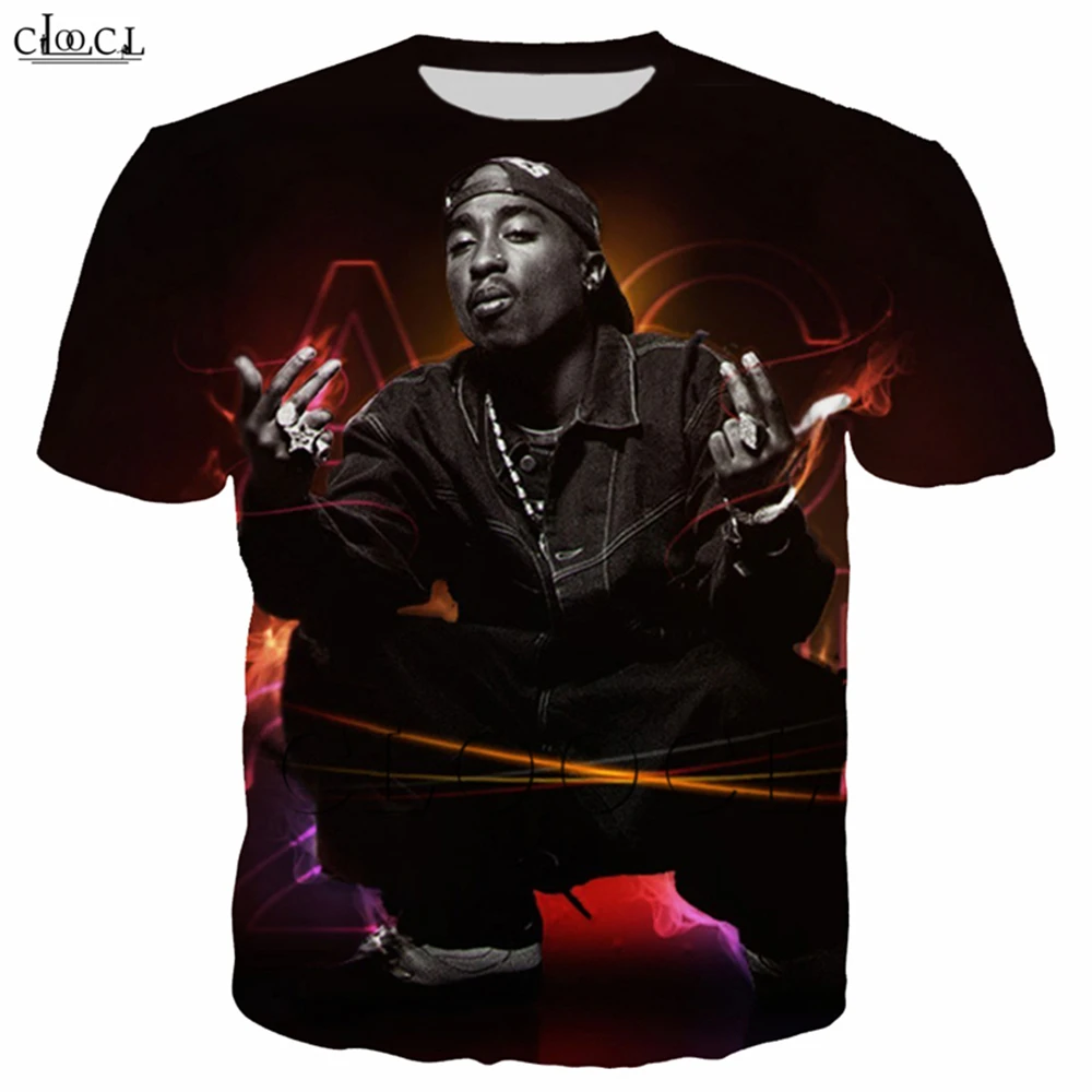 T Shirt 6 Рэппер 2pac Тупак футболка для мужчин и женщин 3D принт Амару Шакур футболки короткий рукав Повседневная Уличная одежда хип хоп Звезда Певица пуловеры - Цвет: T Shirt 6