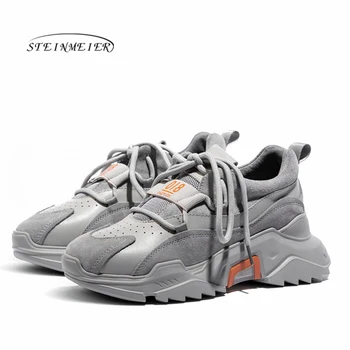 

Steinmeier Platform Sneakers Spring Casual Shoes Vulcanized Sneakers for Women Female Lace Up Autumn Ladies Shoes 2020