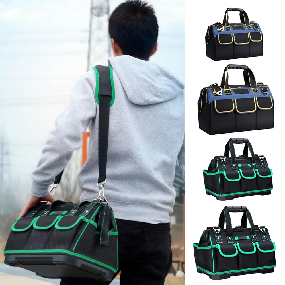 

Multifunction Canvas Waterproof Hand Tools Storage Bag Hardware Parts Organizer Large Capacity Thicken Tool Bags Work Pocket