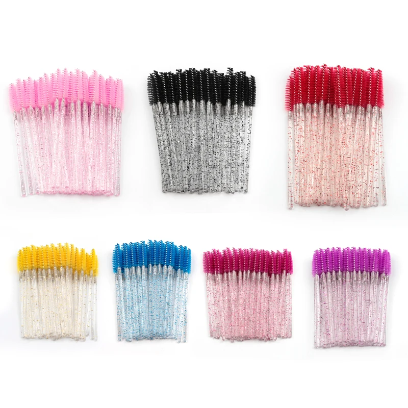Eyelash Brushes Makeup Brushes Mascara Wands Applicator Spoolers Eye Lashes Cosmetic Brush Make up Tools 5/50 Pcs makeup brush set makeup brush eyelashes brush eyelash brush makeup tool set makeup tool